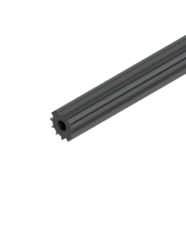 Round Serrated Hollow Spline